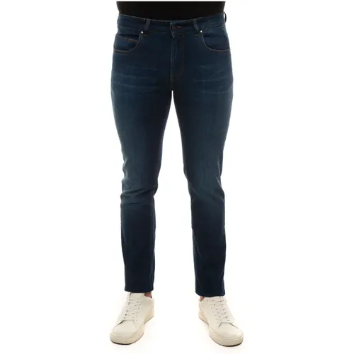 Pocket denim Jeans , Herren, Größe: W35 - Fay - Modalova