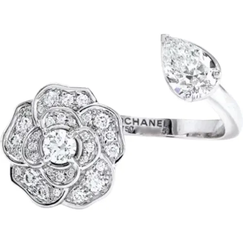 Pre-owned White Gold chanel-jewelry , female, Sizes: ONE SIZE - Chanel Vintage - Modalova