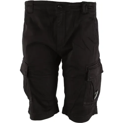 Schwarze Shorts für Herren , Herren, Größe: 2XL - C.P. Company - Modalova