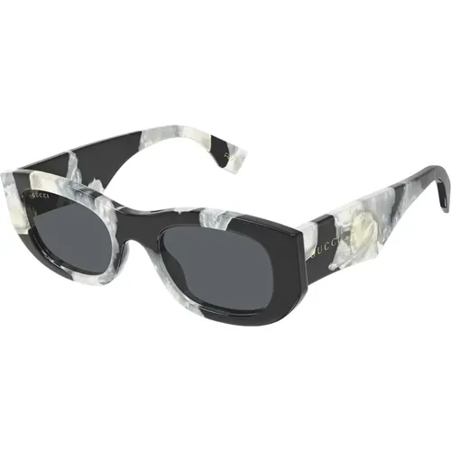 Black Sunglasses for Women , female, Sizes: 51 MM - Gucci - Modalova