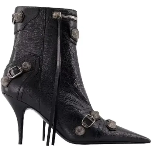 Leather boots , female, Sizes: 6 UK - Balenciaga - Modalova
