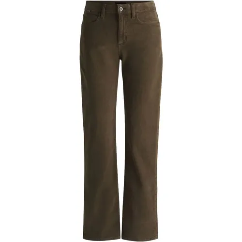 Parkway Pants - Dark Velvet , female, Sizes: W31 L32, W26 L32, W29 L32, W30 L32, W28 L32 - Hugo Boss - Modalova