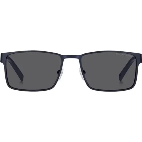 Quadratische Sonnenbrille Metallgestell UV-Schutz - Tommy Hilfiger - Modalova