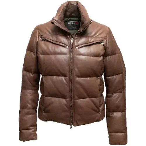 Pre-owned Leather outerwear , female, Sizes: M - Ralph Lauren Pre-owned - Modalova