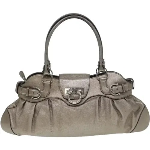 Pre-owned Leather handbags , female, Sizes: ONE SIZE - Salvatore Ferragamo Pre-owned - Modalova