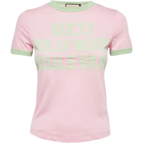 Pre-owned Cotton tops , female, Sizes: 2XS - Gucci Vintage - Modalova