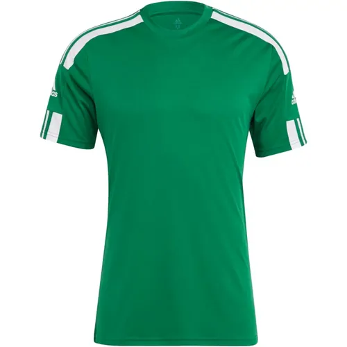 T-Shirt Team 21 Jersey Kurzarm Team Grün/Weiss , Herren, Größe: XL - Adidas - Modalova