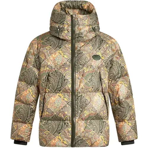 Gefütterte Kapuzenjacke Etro - ETRO - Modalova