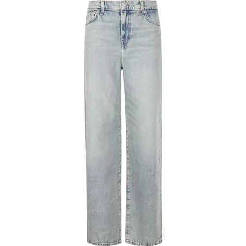 Frost Straight Jeans , female, Sizes: W25 - 7 For All Mankind - Modalova