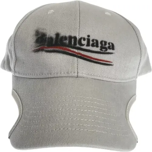 Pre-owned Cotton hats , male, Sizes: ONE SIZE - Balenciaga Vintage - Modalova