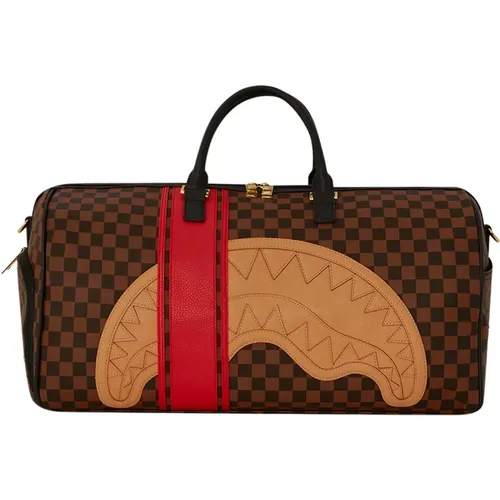 Raceway Large Duffle in Check , unisex, Sizes: ONE SIZE - Sprayground - Modalova