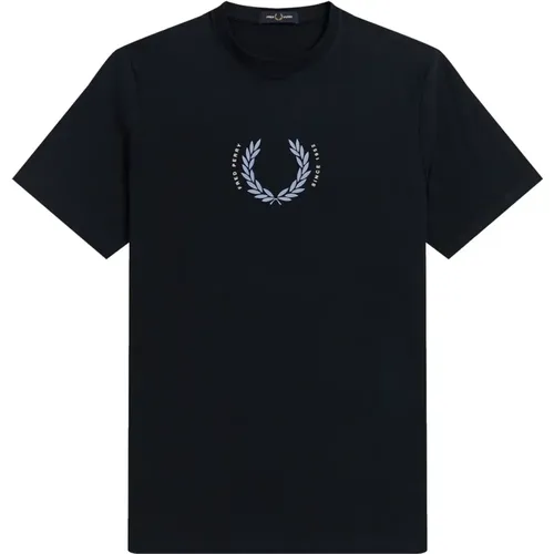 Laurel Wreath Graphic Tee , male, Sizes: S - Fred Perry - Modalova