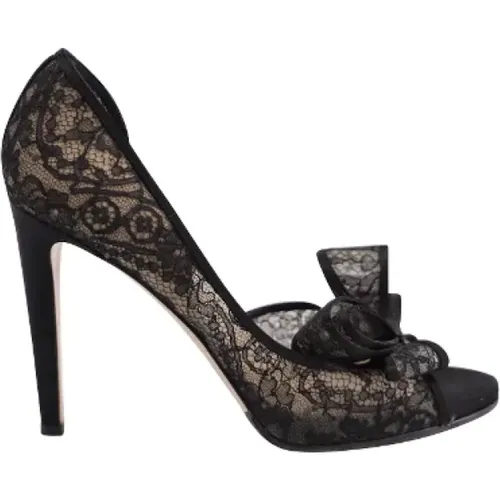 Pre-owned Polyester heels , female, Sizes: 7 UK - Valentino Vintage - Modalova
