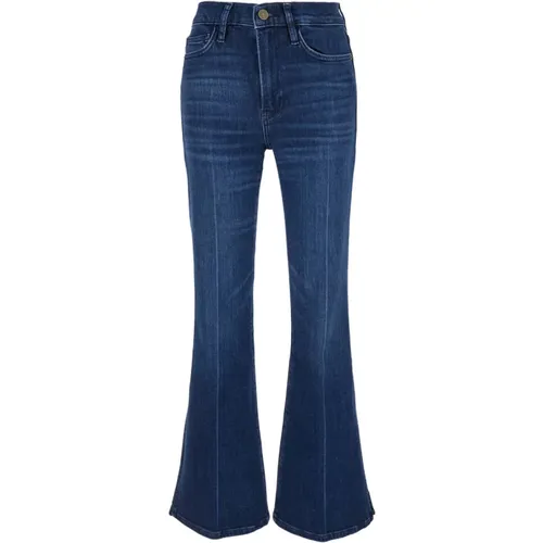 Flared Leg Denim Jeans , Damen, Größe: W24 - Frame - Modalova