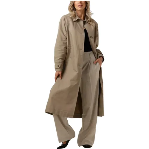 Brauner Trenchcoat Josefine Jacke , Damen, Größe: M/L - moss copenhagen - Modalova