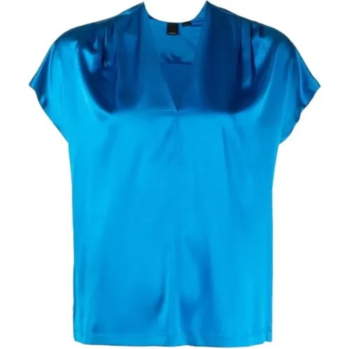 Blaue Blusen Kollektion , Damen, Größe: XL - pinko - Modalova