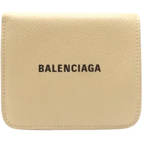 Pre-owned Leather wallets , female, Sizes: ONE SIZE - Balenciaga Vintage - Modalova