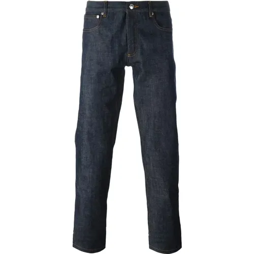 Japanische Raw Denim Slim Fit Jeans - A.P.C. - Modalova