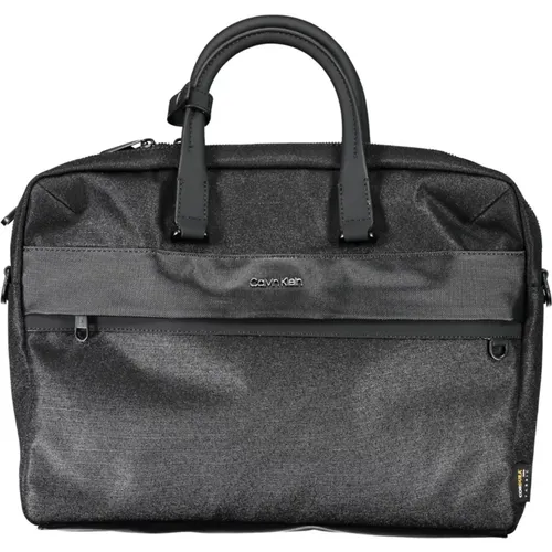 Briefcase with Laptop Compartment , male, Sizes: ONE SIZE - Calvin Klein - Modalova