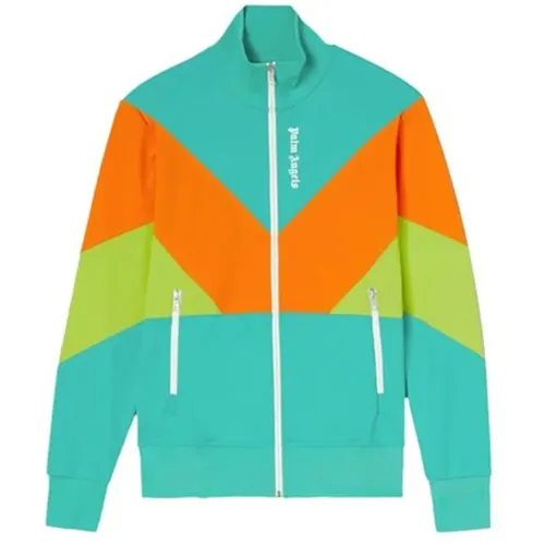 Moderne Colour Block Bomberjacke - Palm Angels - Modalova