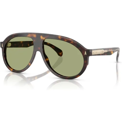 Stylish Sunglasses in Havana/Green , unisex, Sizes: 59 MM - Moncler - Modalova