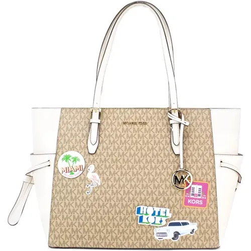 Gilly Large Travel Miami Print Tote - Michael Kors - Modalova