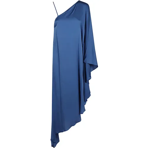 Asymmetrical Silk Dress , female, Sizes: XS, S - Silk95Five - Modalova