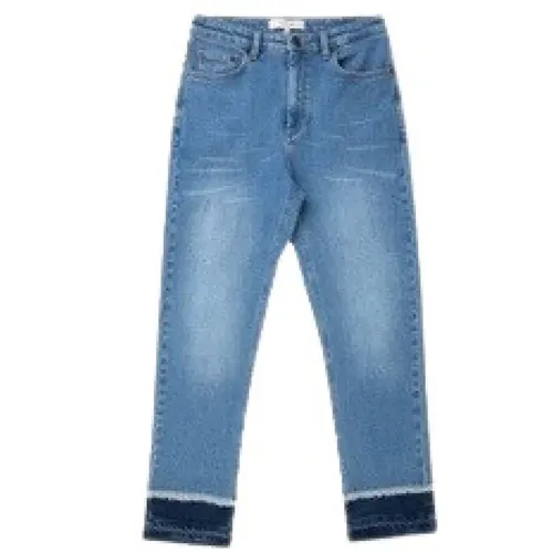 Cropped Jeans , female, Sizes: XL, S - Munthe - Modalova