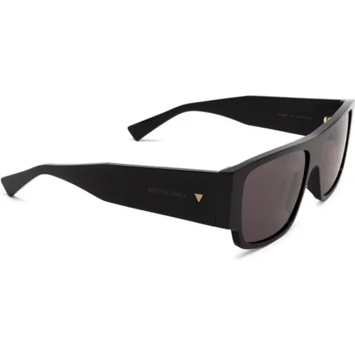 Sunglasses,Schwarze Sonnenbrille mit Originalzubehör,Stylische Sonnenbrille BV1286S,Stilvolle Sonnenbrille BV1286S,Havana Sonnenbrille Bv1286S 002 - Bottega Veneta - Modalova