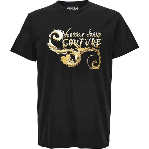 T-Shirts und Polos , Herren, Größe: S - Versace Jeans Couture - Modalova