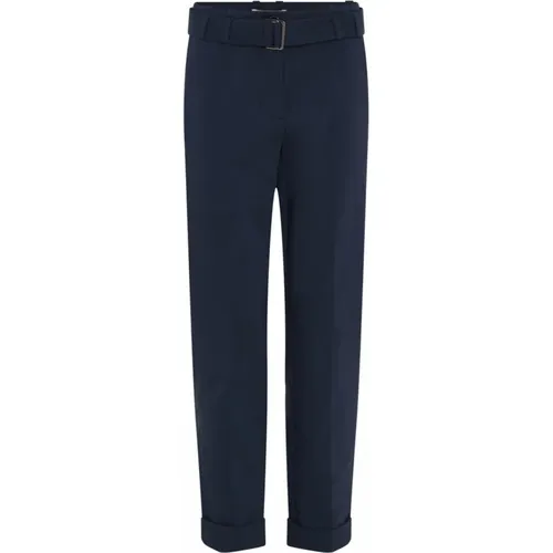Stylish Regular Pants with Belt , female, Sizes: XS, M, XL - Gustav - Modalova