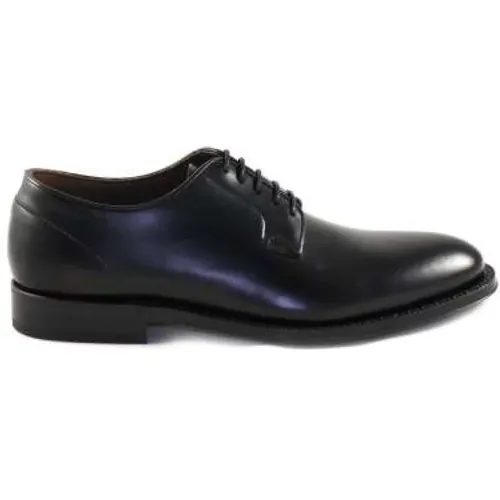 Leather Derby Shoes , male, Sizes: 7 UK, 8 1/2 UK, 9 UK, 10 UK, 7 1/2 UK, 8 UK, 5 UK, 6 UK - Green George - Modalova