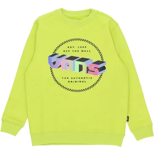Digital Flash Crewneck Sweatshirt , Damen, Größe: XL - Vans - Modalova