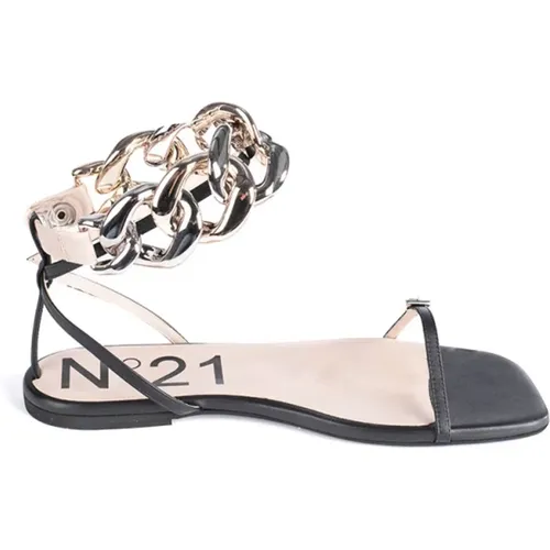 Sandalen , Damen, Größe: 37 EU - N21 - Modalova