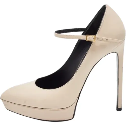 Pre-owned Leder Heels , Damen, Größe: 37 1/2 EU - Yves Saint Laurent Vintage - Modalova