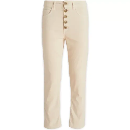 Classic Straight Trousers , female, Sizes: W25, W27, W30, W24, W26, W29 - Dondup - Modalova