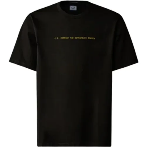 Graphic Badge T-shirt - Metropolis Series , male, Sizes: XL, 3XL, M, L, 2XL - C.P. Company - Modalova