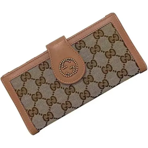 Pre-owned Leather wallets , female, Sizes: ONE SIZE - Gucci Vintage - Modalova