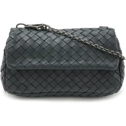 Pre-owned Leder schultertasche - Bottega Veneta Vintage - Modalova