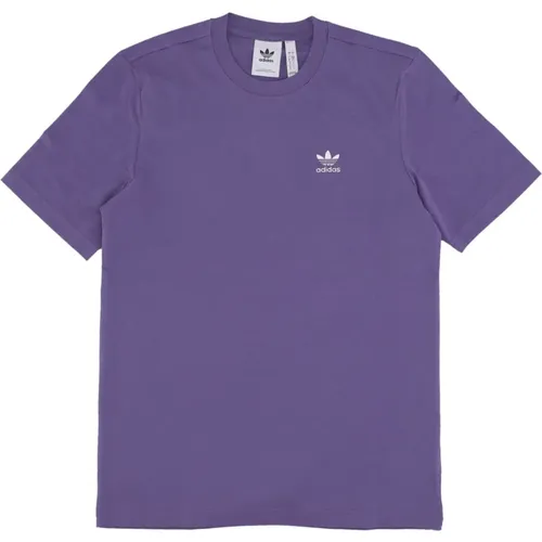 Lila Essentials Tee Herren T-Shirt , Herren, Größe: XS - Adidas - Modalova