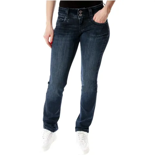 Gen Straight Fit Mid Waist Jeans,Klassische Straight Fit Mid Waist Jeans - Pepe Jeans - Modalova