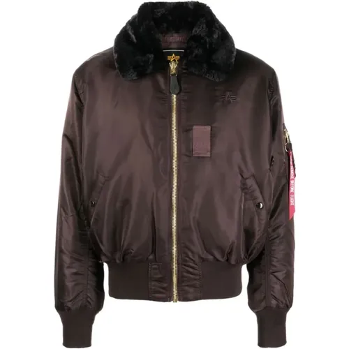 B-15 Aviator Bomber Jacket , male, Sizes: XL - alpha industries - Modalova