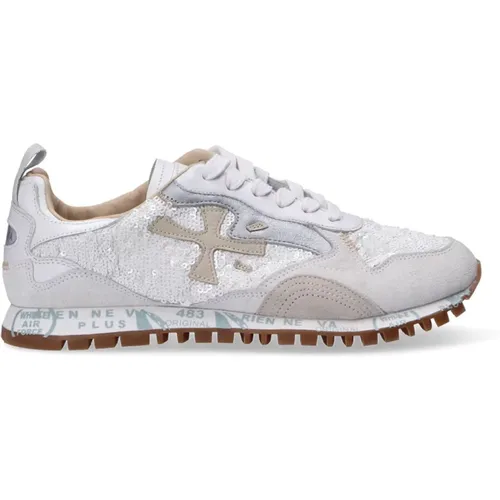 Sequin Sneakers , female, Sizes: 5 UK, 3 UK, 8 UK - Premiata - Modalova