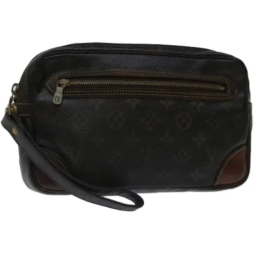 Pre-owned Canvas clutches , female, Sizes: ONE SIZE - Louis Vuitton Vintage - Modalova