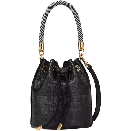 The Leather Bucket Bag , female, Sizes: ONE SIZE - Marc Jacobs - Modalova