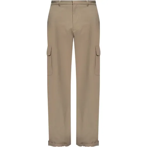 Trousers with pockets , male, Sizes: S, M, XS - Off White - Modalova