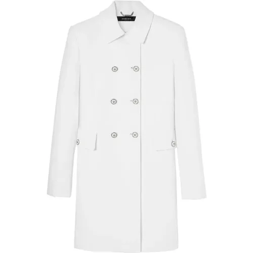 Double-Breasted Coat , female, Sizes: M, XS - Versace - Modalova