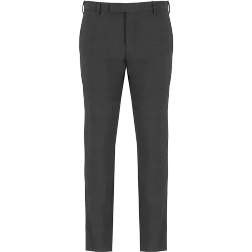 Grey Wool Tailored Trousers Straight Leg , male, Sizes: XL, L, 2XL - PT Torino - Modalova