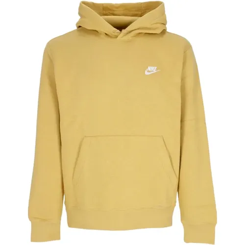 Club Fleece Hoodie Langarm-Sweatshirt , Herren, Größe: M - Nike - Modalova