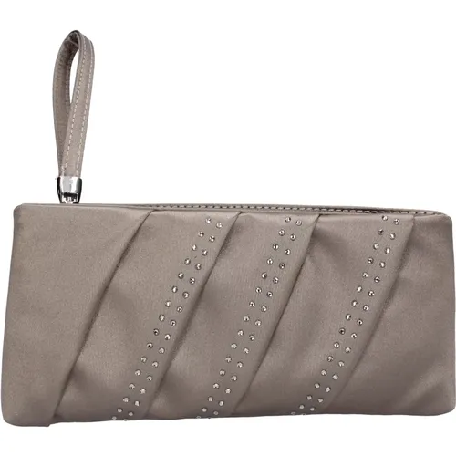 Satin Damen Clutch Tasche - Made in Italia - Modalova